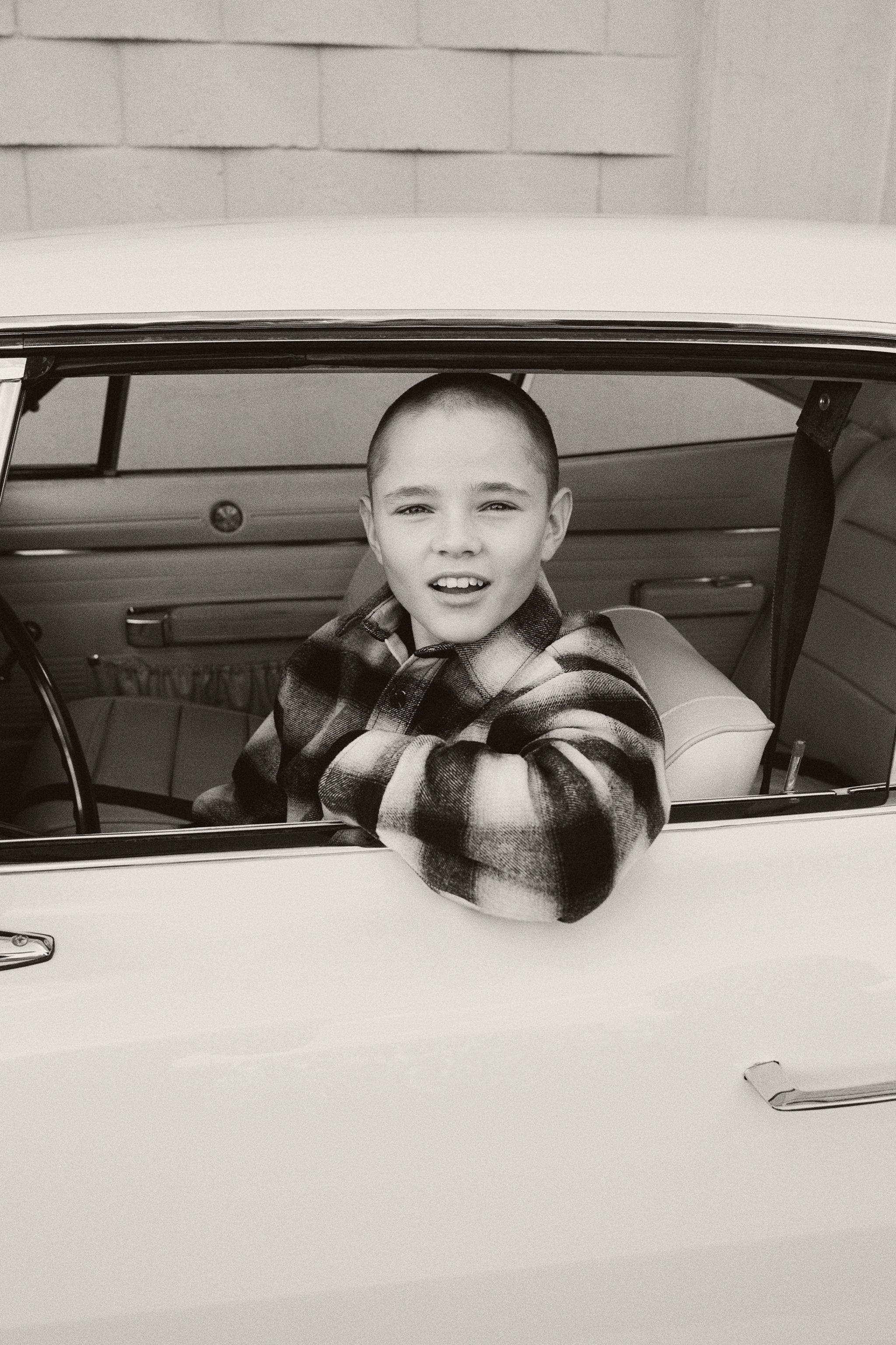 PLAID PADDED OVERSHIRT